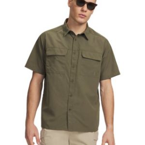 UA Explor Woven Solid Men's Short Sleeve