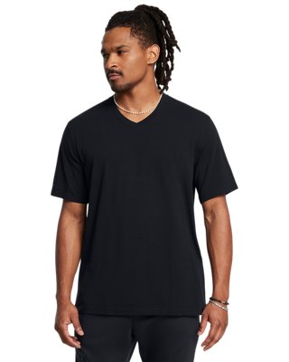 UA Icon Charged Cotton® Men's V-neck Short Sleeve